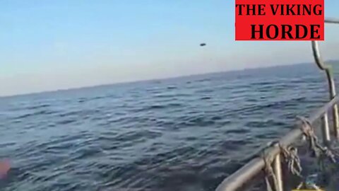 WHOA!! FIGHTER JETS IN PURSUIT OF UFO THAT HITS OCEAN OVER SPAIN!! (RUMBLE SUPPRESSED VIDEO)