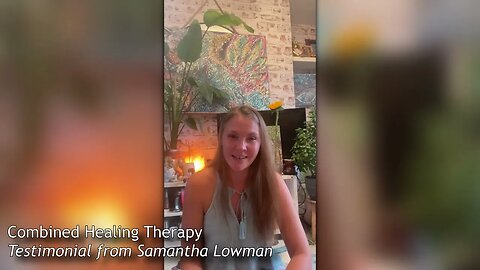 Combined Healing Therapy testimonial from Samantha Lowman! #lucialight #floattank #hematite