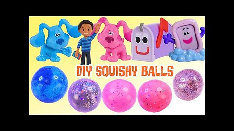 How to Make Blue's Clues & You DIY Squishy Balls with Josh