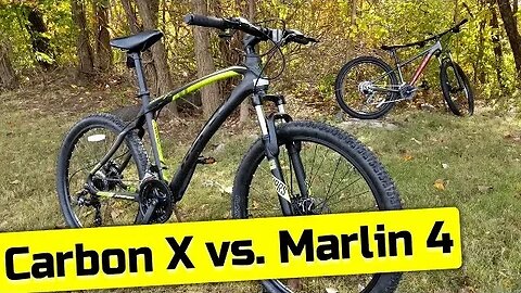 Value Shootout - The Hyper Carbon X vs Trek Marlin 4, Whats the best bike Review and Weights