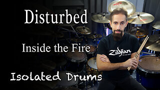 Disturbed - Inside the Fire | Isolated Drums | Panos Geo