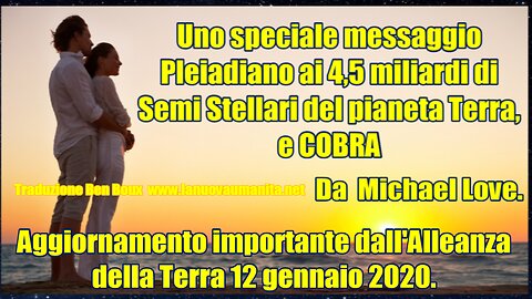 Uno speciale messaggio Pleiadiano ai 4,5 miliardi di Semi Stellari del pianeta Terra, e COBRA