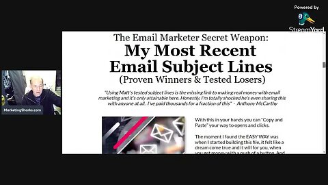 Matt Bacak's Dime Sale - Winningest Email Subject lines! 7,550 Tested Subject Lines
