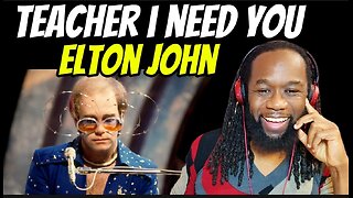 ELTON JOHN - Teacher i need you REACTION - I love these early Elton songs!