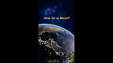 How far is moon 😱