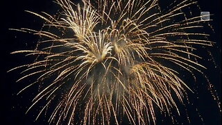 Canada Day fireworks in Port Stanley, ON