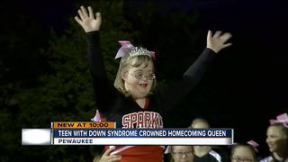 Special needs students honored as Pewaukee High School homecoming queen