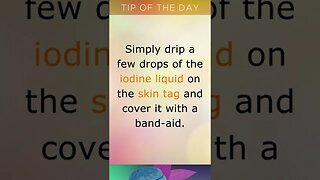 Top Natural Remedy For Skin Tags #Shorts