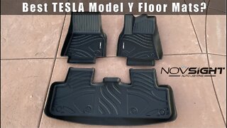 Wow!!! NovSight Tesla Model Y All-Weather Floor Mats