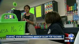 Colorado considering minimum salary for teachers