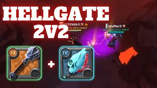 HELLGATE 2v2 MAÇA E PRISMA FROST - ALBION ONLINE