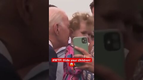 #WTF Hide your children! #PresidentBiden #Biden #Creepy