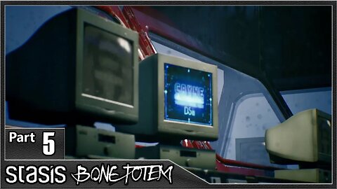 Stasis Bone Totem, Part 5 / Crane Control Terminal, 3D Printer, Sealed Doorway, Crane, Core Sample