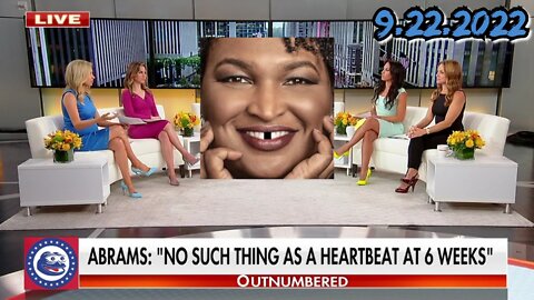 Stacey Abrams claims 6 week fetal heartbeat is a 'manufactured sound'