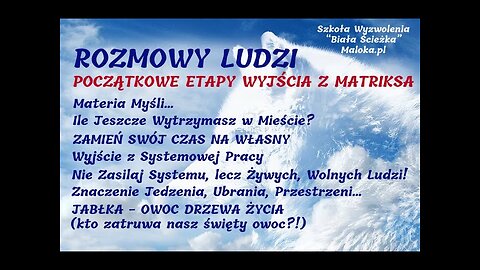 6. ROZMOWY LUDZI - POCZĄTKOWE ETAPY WYJŚCIA Z MATRIKSA Ile Wytrzymasz w Mieście, Nie Zasilaj Systemu