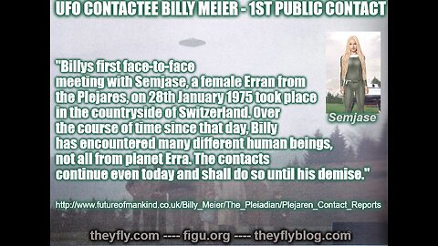 Billy Meier UFO Contact Report 1