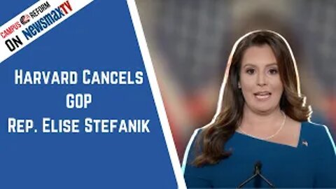 Harvard dropping GOP Rep. Elise Stefanik over certification objection...Jezzamine Wolk On Newsmax