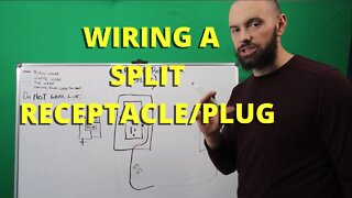 Split Circuit Receptacle - Qualified Electrician Explained - #Shorts