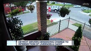 Detroit drivers demanding changes to dangerous intersection