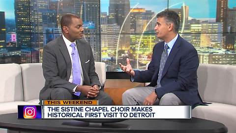 Sistine Chapel Choir performing in Detroit