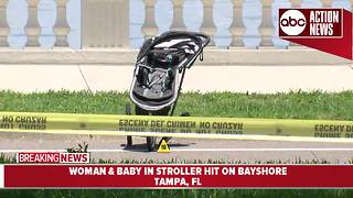 Woman & baby in stroller hit on Bayshore