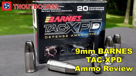 9mm BARNES TAC-XPD Ammo Review