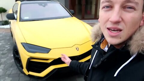 10 latek jeździ 650 konnym Lamborghini Urus! 720p