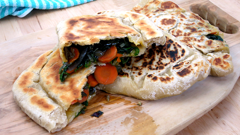 Vegan recipes: Spiced spinach bread
