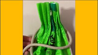 how to tie a rope in a sack to be lifted
