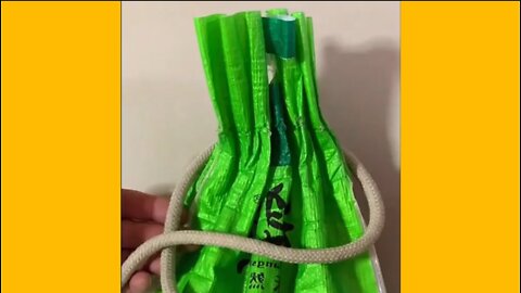 how to tie a rope in a sack to be lifted