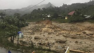 Rescuers Look For Landslide Survivors After Typhoon Molave