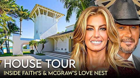 Faith Hill & Tim McGraw | House Tour | $35 Million Bahamas Island Mansion & More
