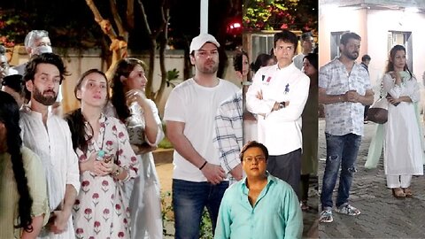 Nakul Mehta, Jankee Parekh, Sunayana Fozdar, Sanjay Gagnani & Others At Nitesh Pandey FuneraI
