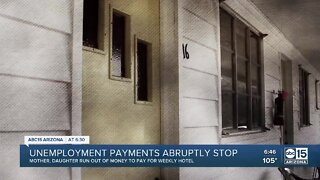 Unemployment payments abruptly stop
