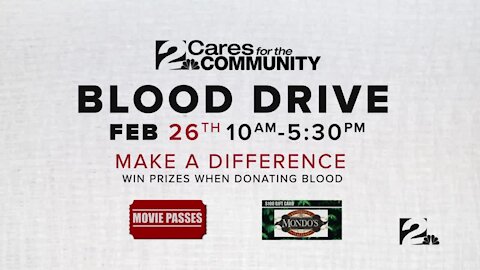 2 Cares for the Community blood drive
