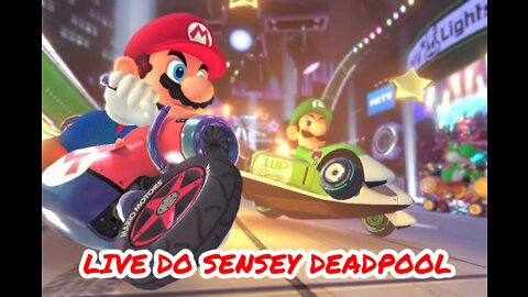 LIVE : MARIO KART 8 DELUXE : Pulando a grama .