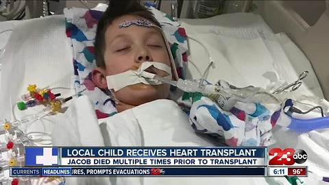 Local boy healing after heart transplant