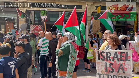 March for for Yemen, Lebanon and Palestine, The Hays Street Cardiff - 2