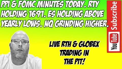 PPI FOMC Minutes - ES NQ Premarket Trade Plan - The Pit Futures Trading