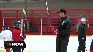 Dylan Larkin hockey camp