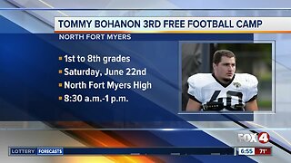 NFL player hosting free youth football camp in North Fort Myers Saturday