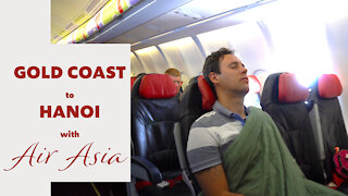 Flying AIR ASIA to Hanoi, Vietnam With Kids | Leaving Australia | FAMILY TRAVEL VLOG
