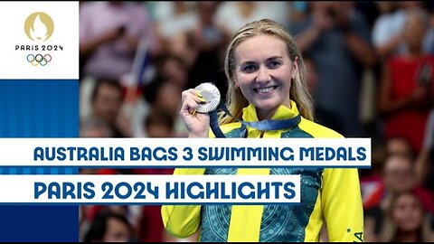 Australia bag three swimming medals on Day 8 | Paris 2024 highlights