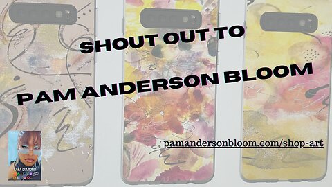 Original artwork for your phone case and more by Pam Anderson Bloom - Shout out!