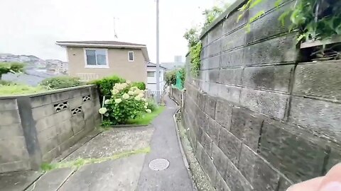 Sasebo suburban walk home from work - no gimbal (shaky) | Nagasaki Japan | Sasebo | The J-Vlog