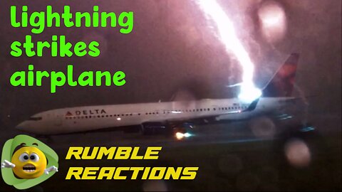 ⚡️✈️ Airplane Struck by Lightning at the Airport! 😱