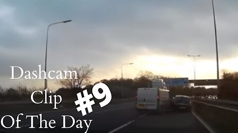 Dashcam Clip Of The Day #9 - World Dashcam - UK Motorway Road Rage Crash