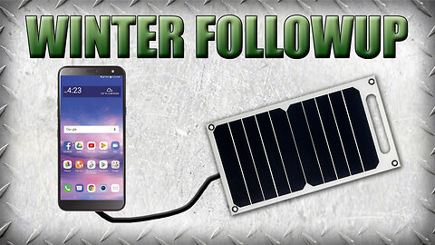 Does This $18 USB Solar Panel Still Work in the Winter?