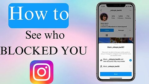 How to see who blocked you on instagram