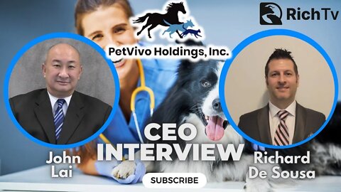 PetVivo Holdings, Inc. (NASDAQ: PETV) - CEO John Lai Interview - RICH TV LIVE Podcast